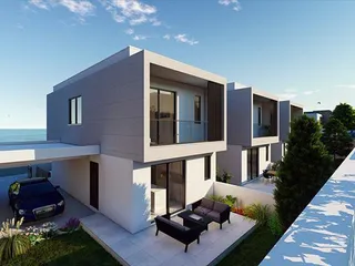 Новый комплекс вилл на первой линии у моря, Пафос, Кипр