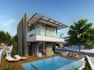 Новый комплекс вилл на первой линии у моря, Пафос, Кипр