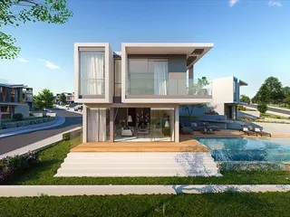 Новый комплекс вилл на первой линии у моря, Пафос, Кипр