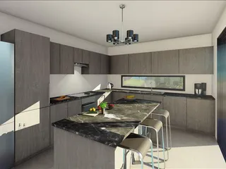 Резиденция с видом на море в спокойном районе, Меса Хорио, Пафос, Кипр