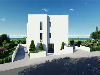 Резиденция с видом на море в спокойном районе, Меса Хорио, Пафос, Кипр