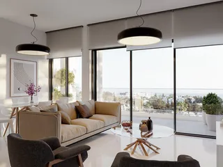 Современная резиденция с бассейном в 450 метрах от пляжа, Като Пафос, Кипр