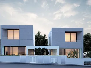 Комплекс из двух таунхаусов с бассейнами, Пафос, Кипр