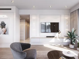 Закрытая резиденция с зелеными зонами и парковкой в центре Лимассола, Кипр