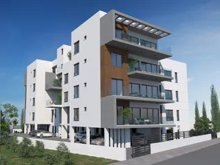 Закрытая резиденция с зелеными зонами и парковкой в центре Лимассола, Кипр