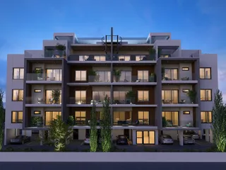 Закрытая резиденция с зелеными зонами и парковкой в центре Лимассола, Кипр