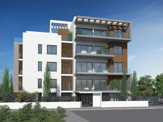 Закрытая резиденция с зелеными зонами и парковкой в центре Лимассола, Кипр