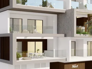 Современная резиденция с бассейном и садами в центре Лимассола, Кипр