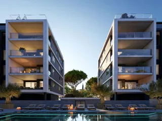 Современная резиденция с бассейном в 900 метрах от пляжа, Лимассол, Кипр