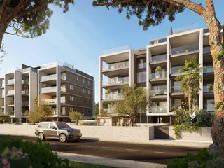 Современная резиденция с бассейном в 900 метрах от пляжа, Лимассол, Кипр