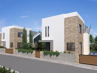 Комплекс вилл с панорамным видом рядом с пляжем, Хлорака, Кипр