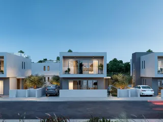 Просторные виллы в спокойном районе, рядом с пляжем, Хлорака, Кипр