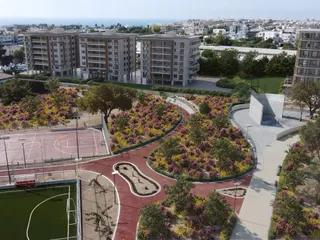 Резиденция с бассейном и зонами отдыха в центре Пафоса, Кипр