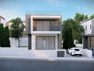 Виллы с панорамным видом недалеко от центра Пафоса, Тала, Кипр