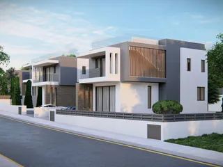 Виллы с панорамным видом недалеко от центра Пафоса, Тала, Кипр