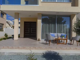 Виллы с панорамным видом недалеко от пляжа и поля для гольфа, Пафос, Кипр