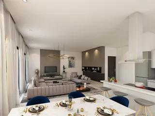 Двухуровневые апартаменты в 30 метрах от пляжа и рядом с центром Пафоса, Кипр