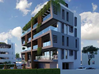 Двухуровневые апартаменты в 30 метрах от пляжа и рядом с центром Пафоса, Кипр