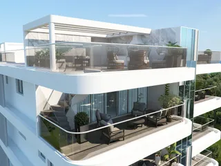 Новая резиденция с прямым выходом на пляж, Ларнака, Кипр