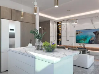 Новая резиденция с прямым выходом на пляж, Ларнака, Кипр