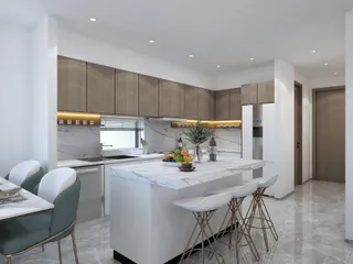 Новая резиденция с прямым выходом на пляж, Ларнака, Кипр