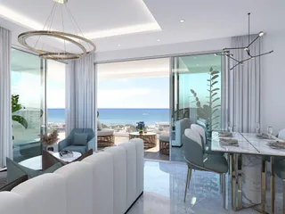 Новая резиденция с прямым выходом на пляж, Ларнака, Кипр