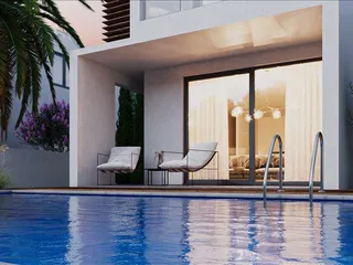 Комплекс вилл с бассейнами рядом с достопримечательностями, Пафос, Кипр