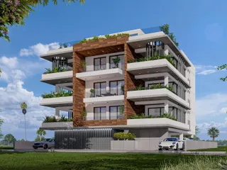 Новая элитная резиденция с парковкой, Ларнака, Кипр