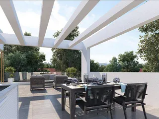 Малоэтажная резиденция рядом с пляжем, Ливадия, Кипр