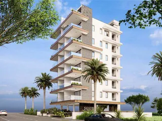 Новая резиденция с видом на море в 90 метрах от пляжа, Ларнака, Кипр