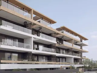 Жилой комплекс с просторными террасами, рядом с деловым центром и пляжем, Агиос Афанасиос, Лимасcол, Кипр