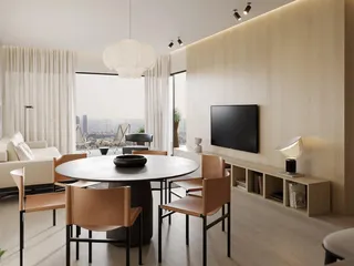 Малоэтажный жилой комплекс с бассейном и тренажёрным залом, с видом на море и город, Пантеа, Лимассол, Кипр