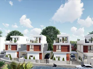 Комплекс вилл с садами и террасами рядом с пляжем, Агиос Тихонас, Кипр