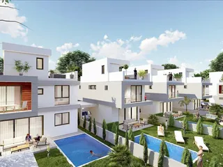 Комплекс вилл с садами и террасами рядом с пляжем, Агиос Тихонас, Кипр