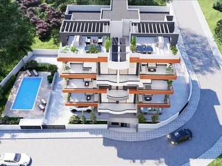 Резиденция с бассейном и видом на побережье, Агиос Афанасиос, Кипр