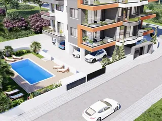 Резиденция с бассейном и видом на побережье, Агиос Афанасиос, Кипр