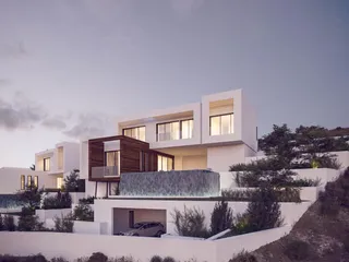 Комплекс вилл с видом на море недалеко от поля для гольфа, Тсада, Пафос, Кипр