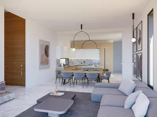 Комплекс вилл с видом на море недалеко от поля для гольфа, Тсада, Пафос, Кипр