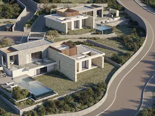 Комплекс элитных вилл в живописном районе, в 500 метрах от моря, Пафос, Кипр