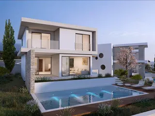 Новый комплекс вилл с садами в престижном районе, Пейя, Кипр