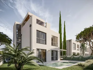 Новый комплекс вилл с бассейнами и садами, Кисонерга, Кипр