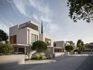 Новый комплекс вилл с бассейнами и садами, Кисонерга, Кипр