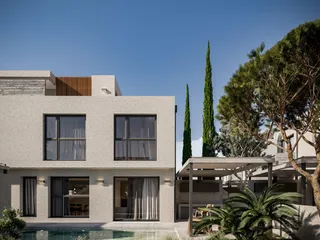 Новый комплекс вилл с бассейнами и садами, Кисонерга, Кипр