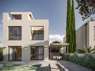 Новый комплекс вилл с бассейнами и садами, Кисонерга, Кипр