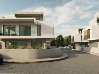 Новый комплекс вилл в 900 метрах от пляжа, Героскипу, Кипр