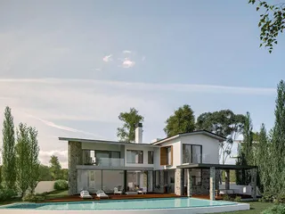 Новая резиденция на вершине холма с панорамным видом в спокойном живописном районе, Пейя, Кипр