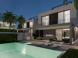 Новая резиденция с бассейном рядом с пляжами и центром Лимассола, Кипр