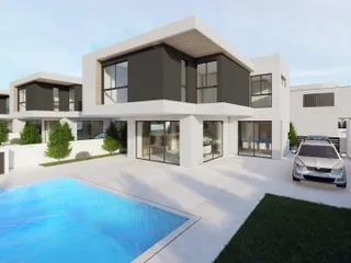 Новый комплекс вилл в 450 метрах от моря, Паралимни, Кипр