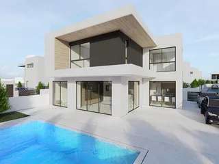 Новый комплекс вилл в 450 метрах от моря, Паралимни, Кипр