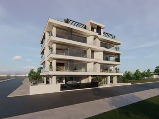 Малоэтажная резиденция с парковкой недалеко от пляжей, Дериния, Кипр